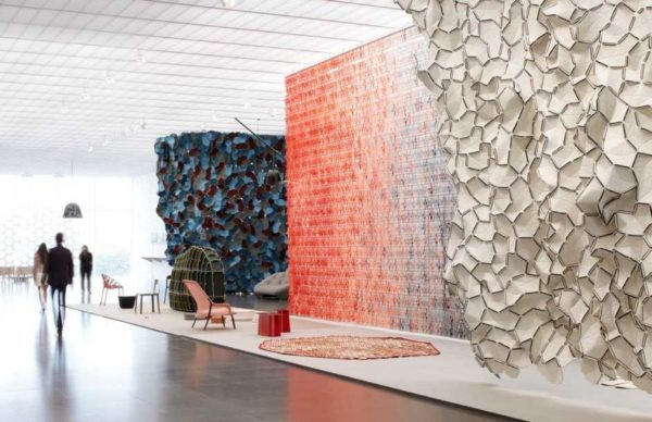 Examples of gypsum panels for wall decoration (from the exhibition)