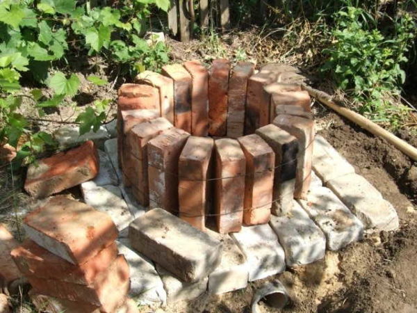 Outdoor type of fireplace