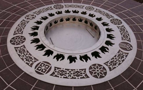 With metal filling
