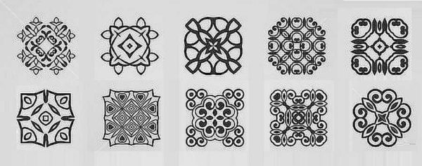 Center pieces for vertical planks