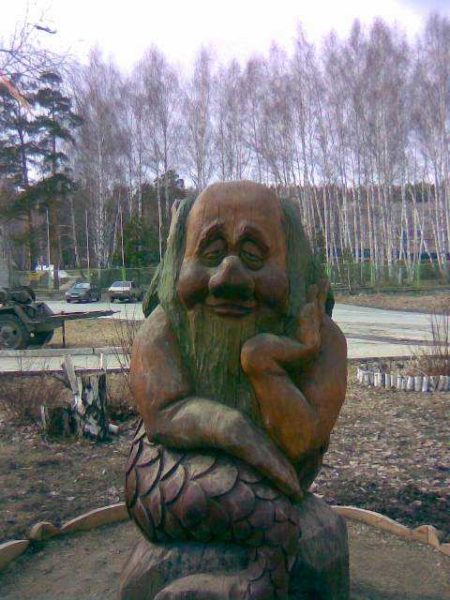 Wooden sculpture for garden and infield - a talent ...