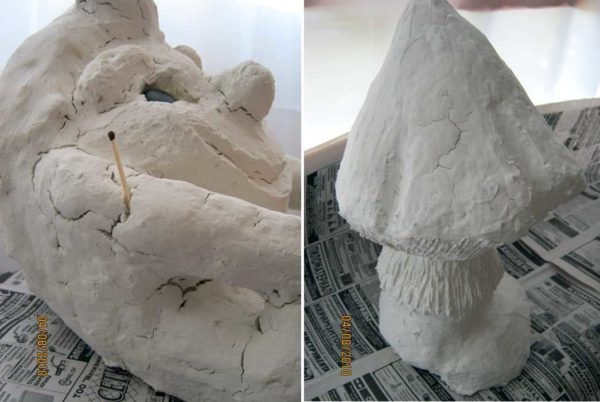 These are the cracks after the putty dries.