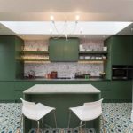 A muted dark green with the right companion colors looks very stylish