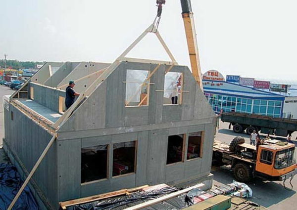 Frame houses are built using DSP