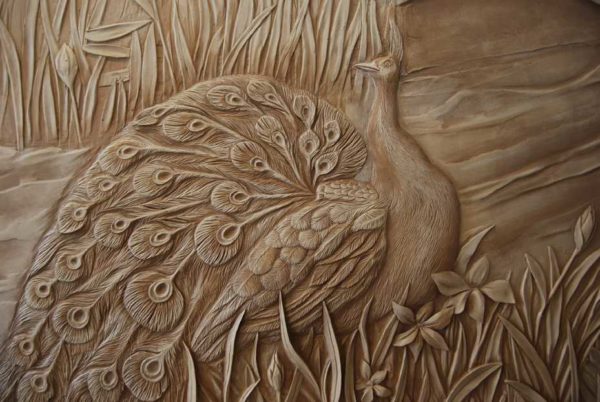 The bas-relief on the wall can be of varying degrees of difficulty. This one is difficult. For beginners, it is clearly overwhelming. But you know what can be done in the future