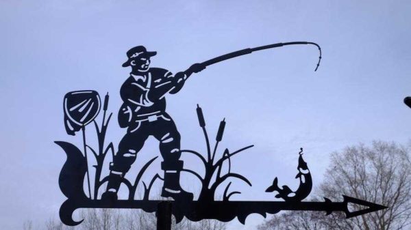 Favorite hobby - the fisherman can be seen from afar
