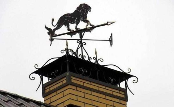 You can attach a weather vane not only to a ridge or pole - it can be installed on a pipe