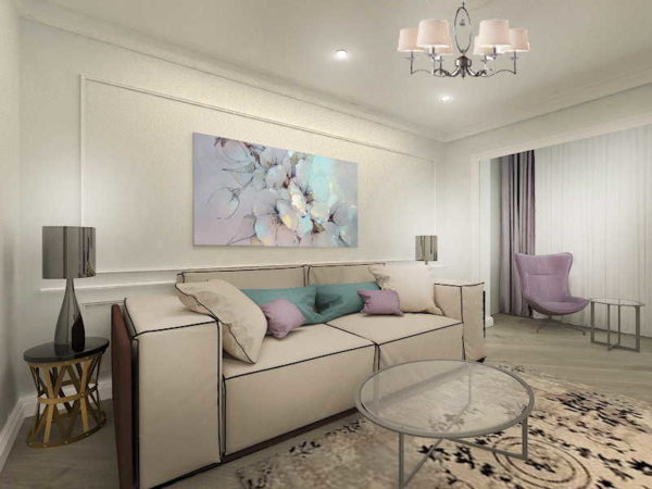Living room moldings are a very common type of decor.