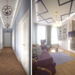 And no one said that decorative strips should be in tune with the ceiling ...