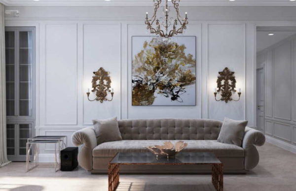 Frame wall moldings