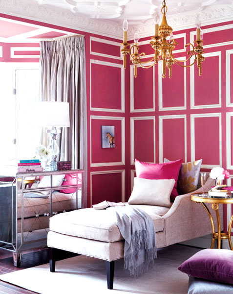 In classic interiors, molding is a tradition