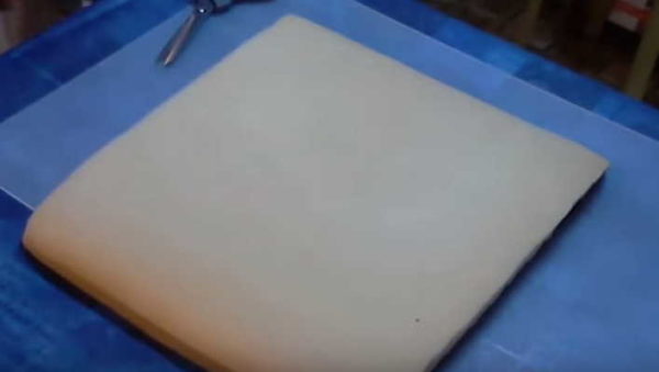 Latex is usually made to order, so that the edges are rounded - for greater convenience