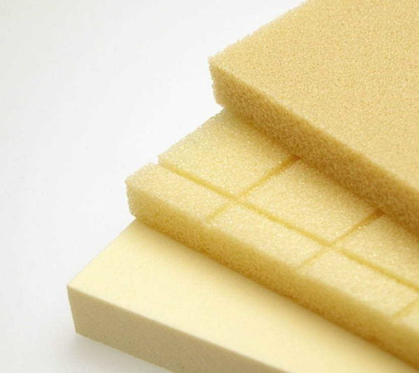 The three most common materials are foam, polyurethane foam and latex