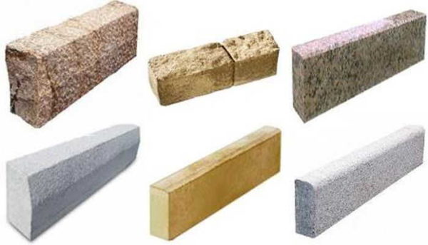 Different colors, sizes and sections
