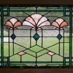 Beautiful stained-glass window for windows or furniture facades