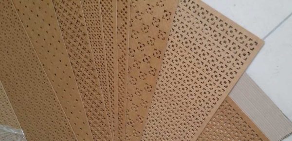 HDF boards are usually thin and are used for milling patterns
