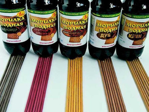 Some colors of water stain for dyeing paper tubes