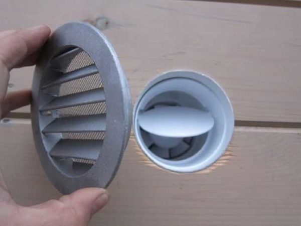 If the hood is brought out through the wall