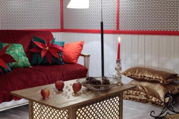 Perforated HDF is good for decor