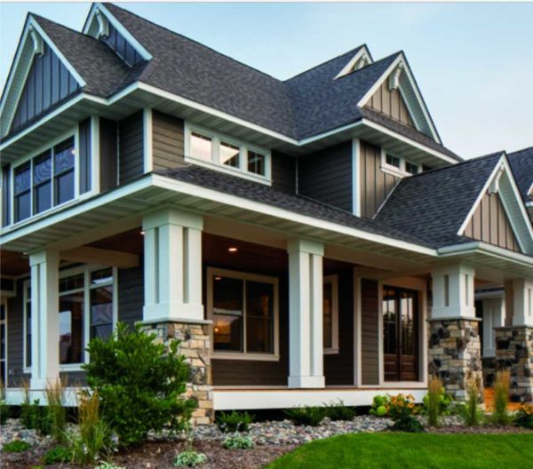You can choose a tone to match the roofing material