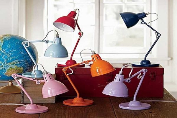 Not all of these lamps are of the same design suitable for the desktop.