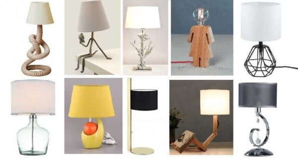 A desk lamp can be very unusual