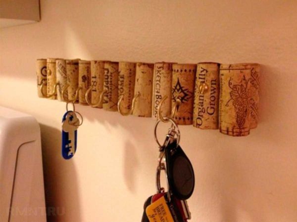 From wine corks