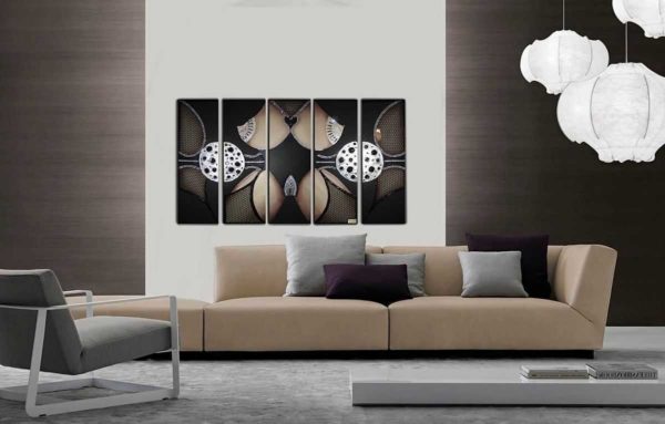 How are modular paintings hung? Determine where she will win