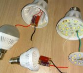The declared service life of LED lamps is almost half a century. And after half a year, several pieces of non-working people accumulate