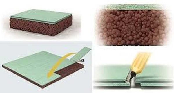 Floating flooring on expanded clay
