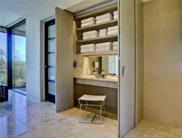 Doors can also be sliding
