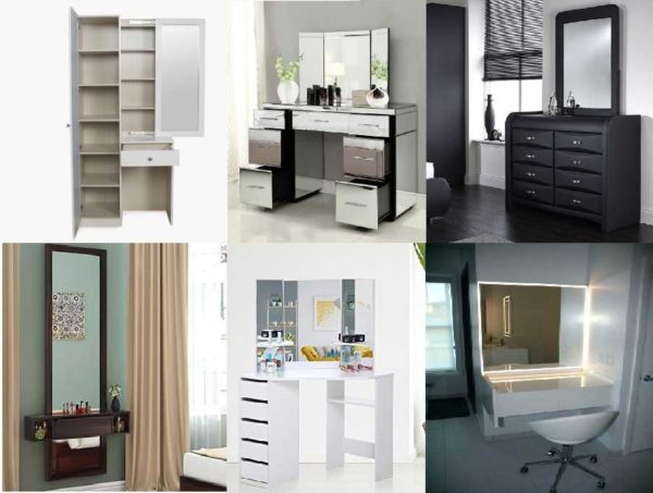 Forms, styles, devices are varied. You can pick up a table for a professional makeup artist