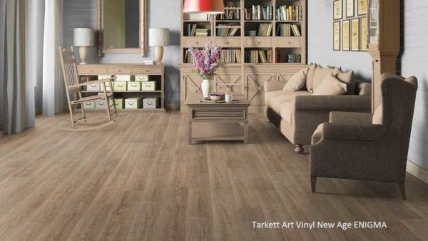 One of the options for laying imitating parquet