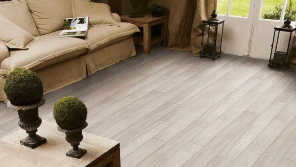 The appearance is like parquet, without its drawbacks