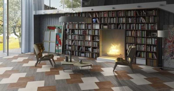 The main advantage of this coating is modularity and the ability to create your own layouts