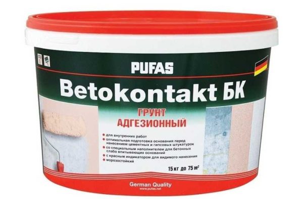 Please note that some manufacturers position their Betokontakt only for internal work