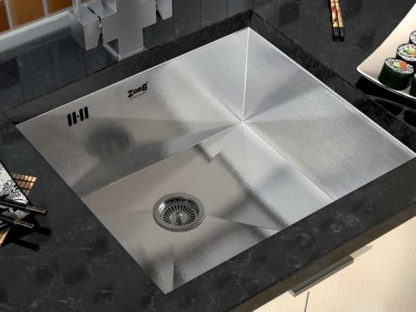 This is a glass sink. In fact, only the base is made of glass - a stainless steel bowl