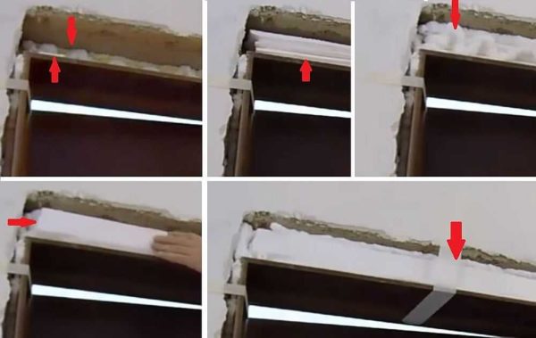 How to put accessories on an interior door: fill in the upper gap