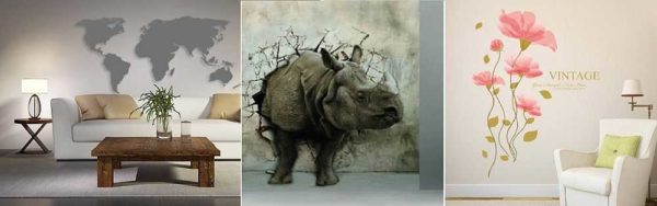 Types of Vinyl Wall Stickers