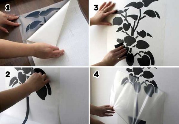 How to Apply Vinyl Wall Stickers Step by Step Photos