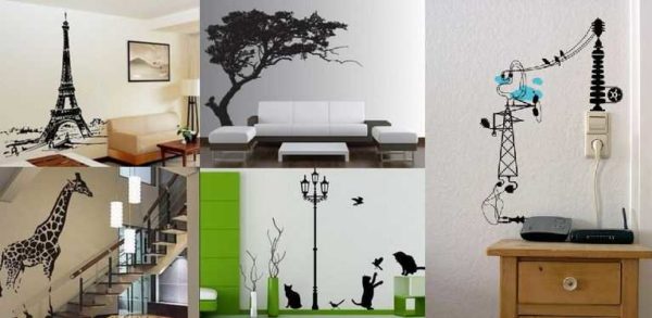 Wall decals are a quick way to change designs