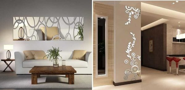Mirror Acrylic Wall Stickers