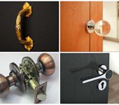 Stationary, with a latch - these are the two main types of handles for interior doors. And models with latches can be optionally with a latch or a key