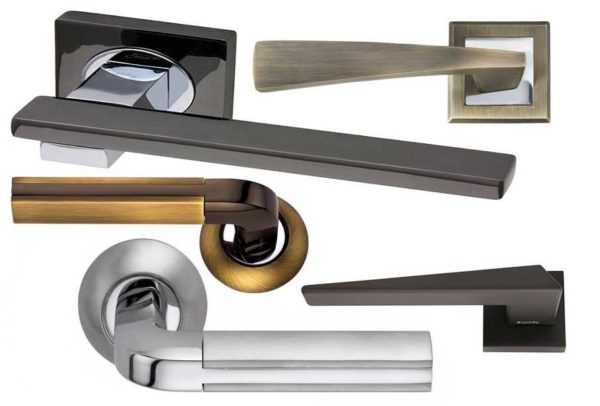 Flat door handle: modern design