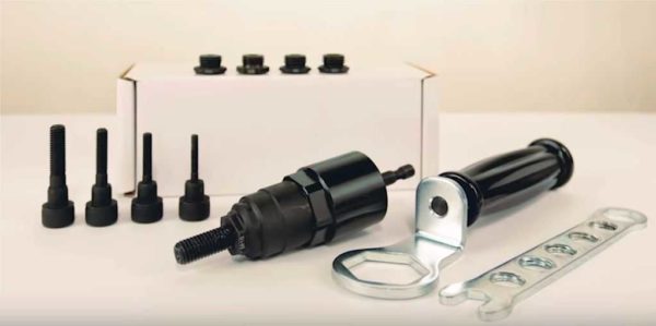Drill bit for installing screw rivets