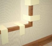 How and what to glue a PVC corner to the wallpaper