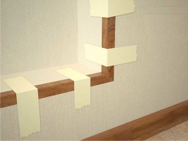 How and what to glue a PVC corner to the wallpaper