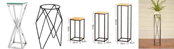 Original metal flower stands