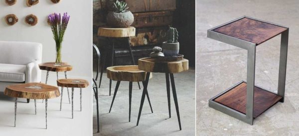 Are there thick tree stumps? Make rustic coasters