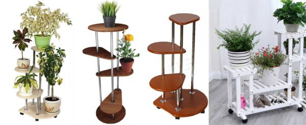 Mobile shelving is convenient - no need to carry one pot at a time. Everybody ride together
